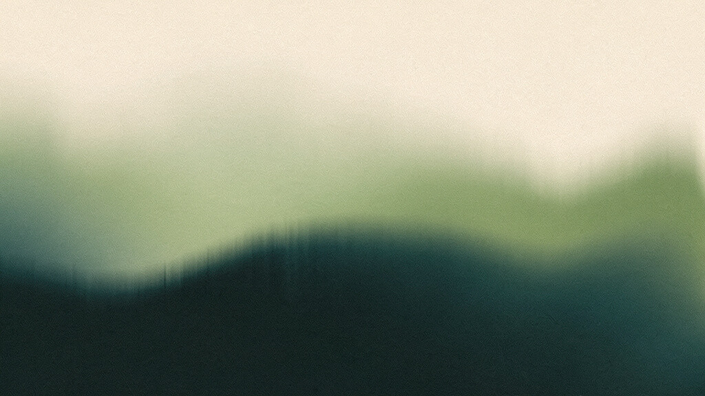 A deep-teal volume rising back through a pale field and settling into an even, calm matcha-into-teal warmth, an abstract image of a reserve refilled and steady.