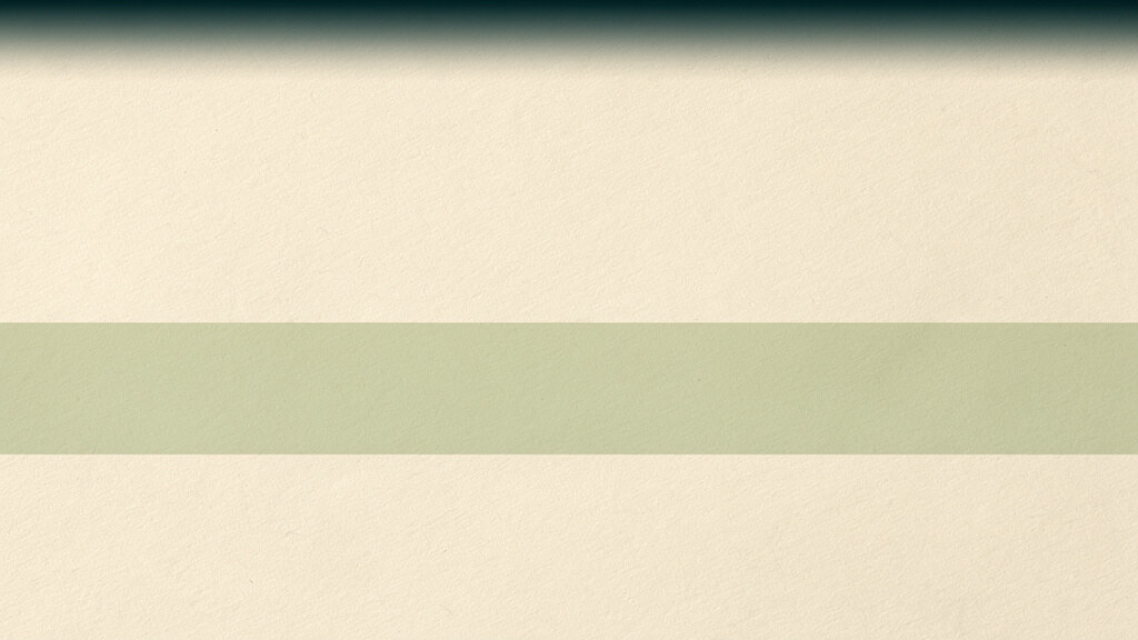 A long, calm, almost-flat band of soft matcha green holding low and steady across a warm bone field, well below a deep teal ceiling, suggesting a quiet, sustainable pace doing its patient work far below the edge of hard effort.